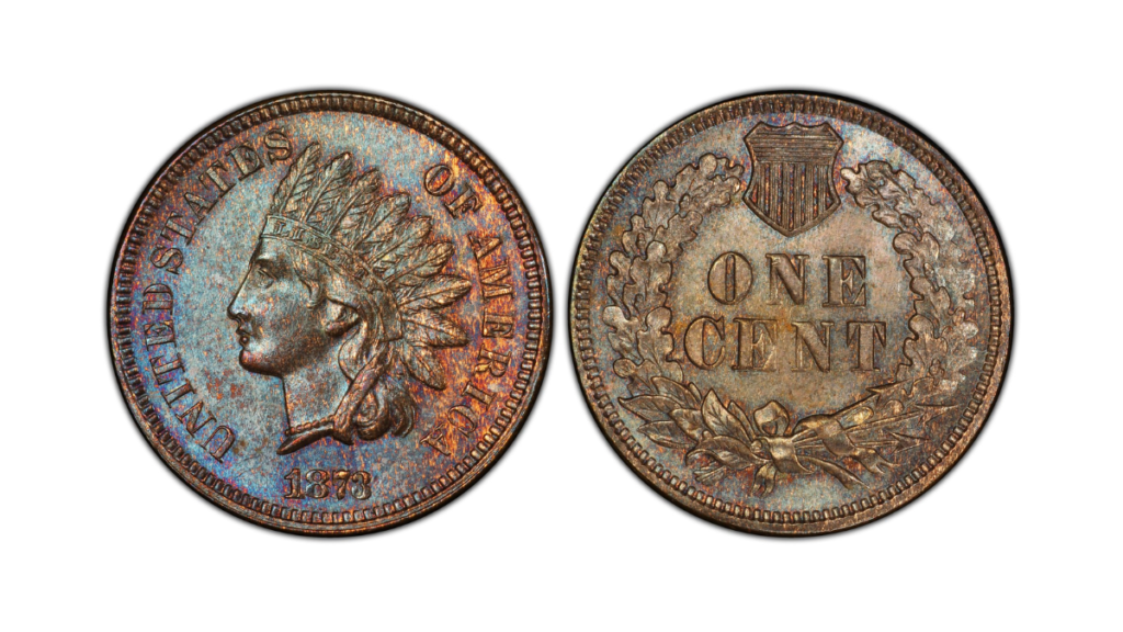  1873 Doubled LIBERTY Indian Head Penny