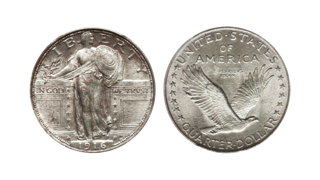 How to Identify a 1916 Standing Liberty Quarter