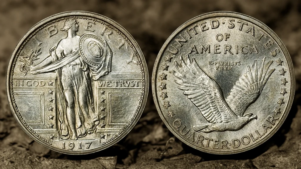 How to Identify a 1916 Standing Liberty Quarter