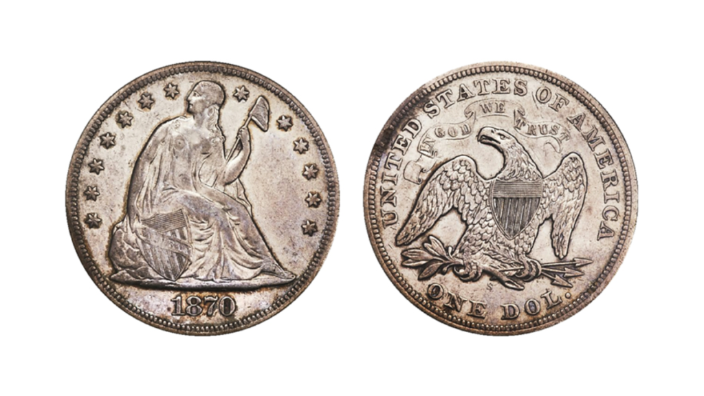 6. 1870-S Seated Liberty Dollar: A True Rarity