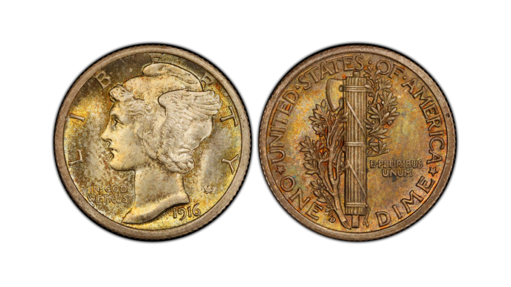 The 1916-D Mercury Dime