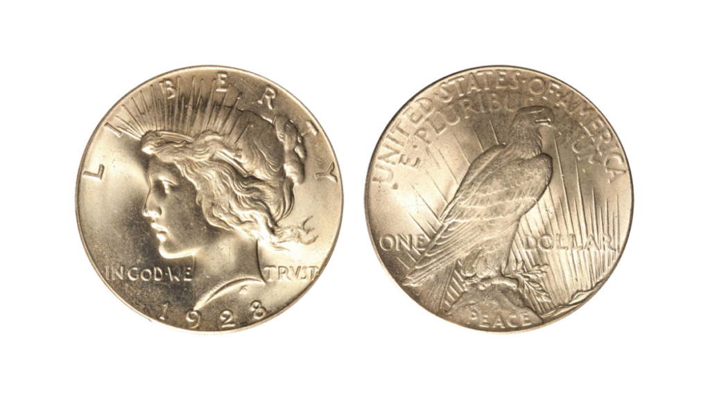 1928 Peace Dollar