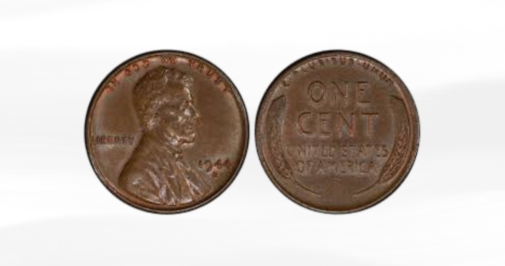 1944-D D Over S Lincoln Penny 