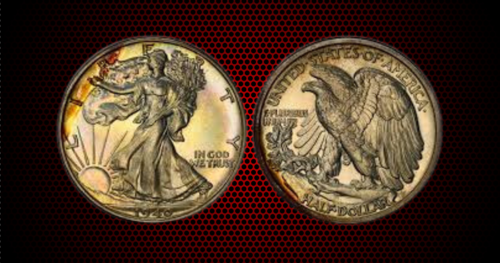 1940s Walking Liberty Half Dollar