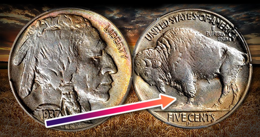 1937-D 3-Legged Buffalo Nickel – Worth Up to $2,000