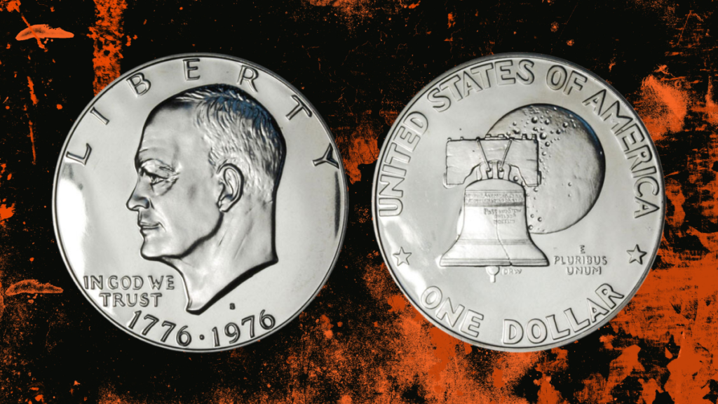 4. 1976-S Type 1 and Type 2 Silver Proof Quarters