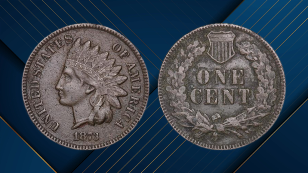 4. The 1873 Indian Head Penny