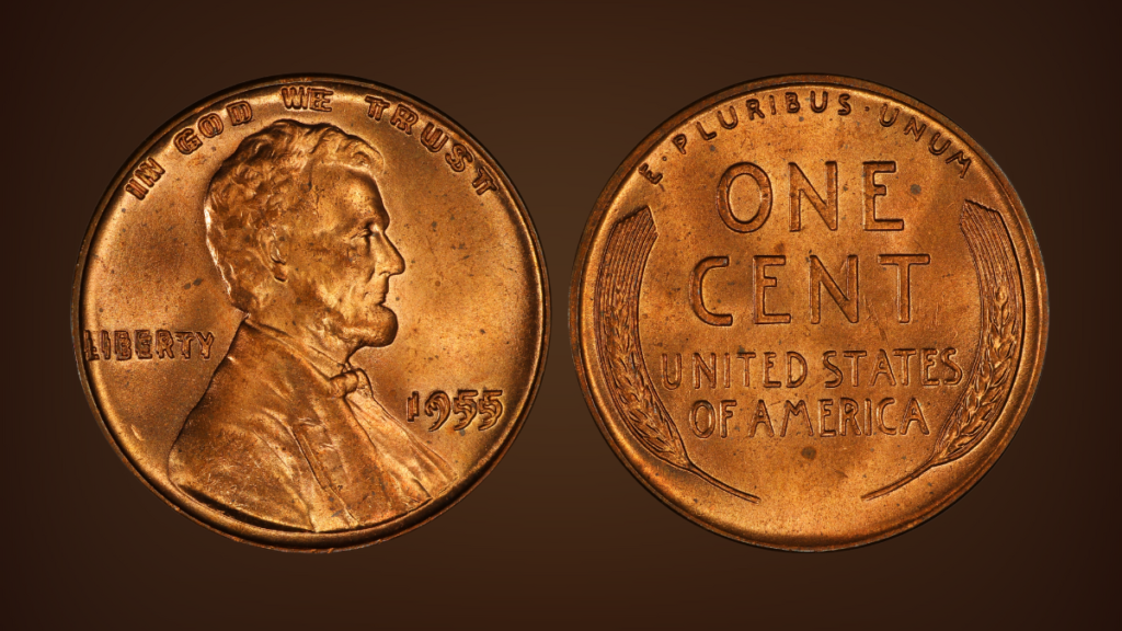 13. The 1955 Doubled Die Lincoln Penny