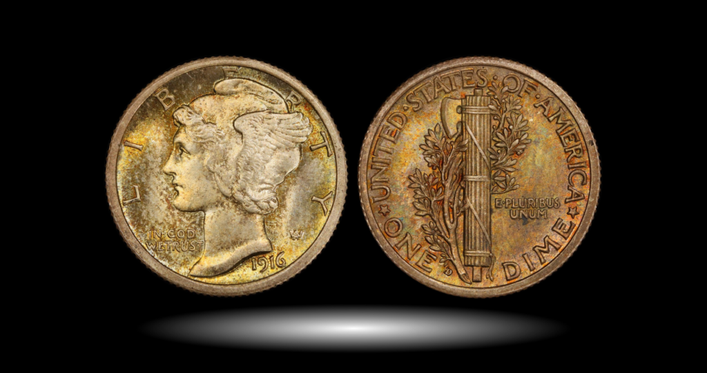 1916-D Mercury Dime