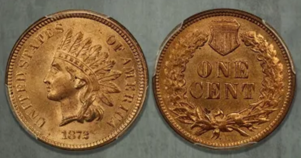 1872 Indian Head Penny