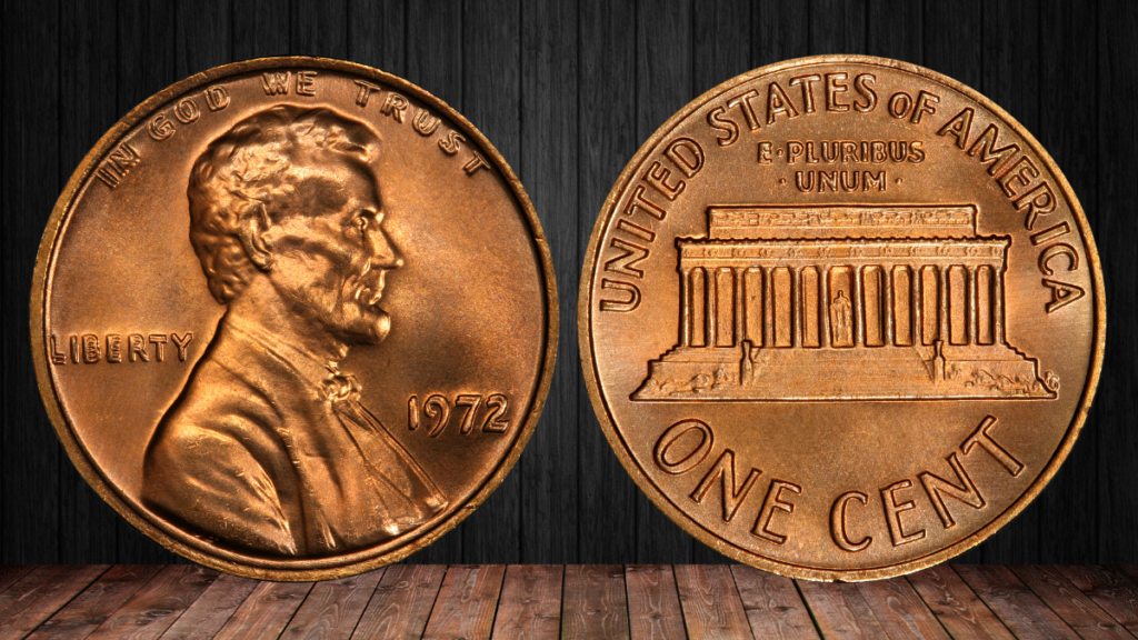 1. 1972 Doubled Die Lincoln Memorial Cent