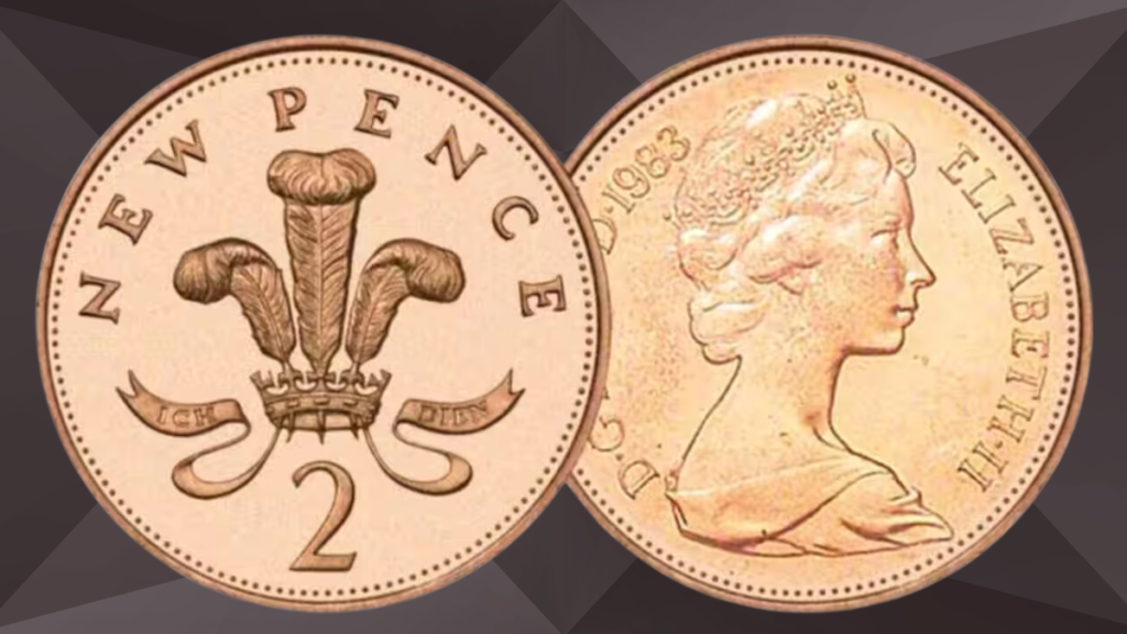 13. 1983 “New Pence” 2p Coin