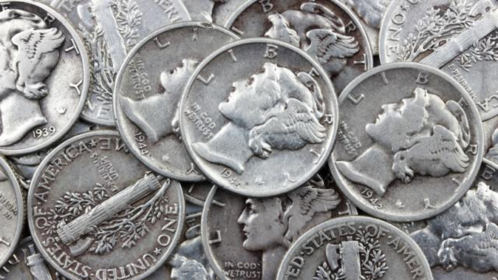 Varieties of the 1934 Mercury Dime