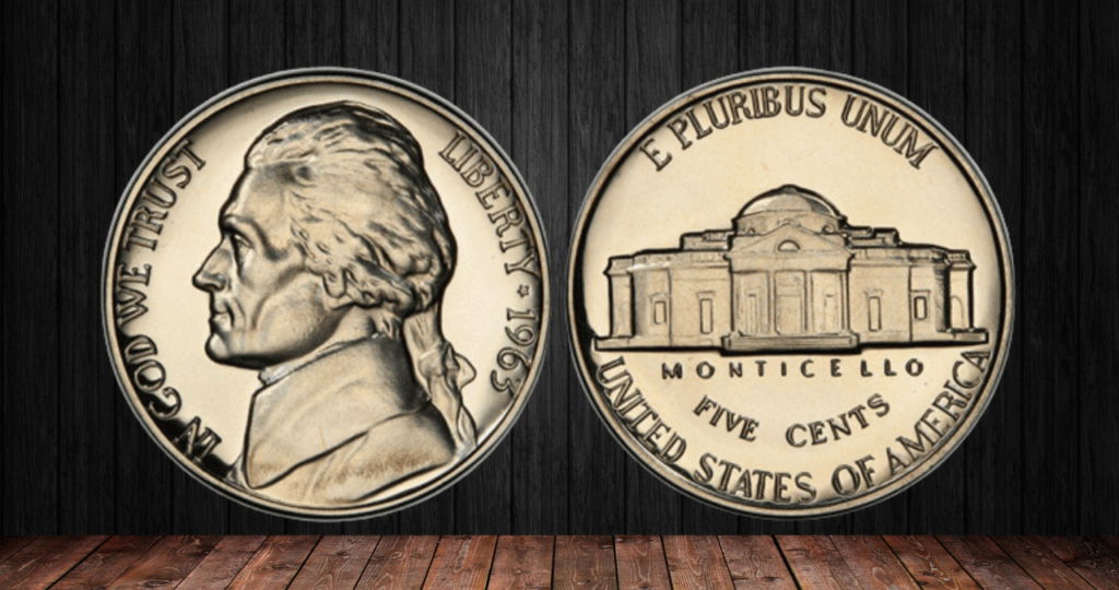 Unique Features and Design of the 1963 Jefferson Nickel Proof