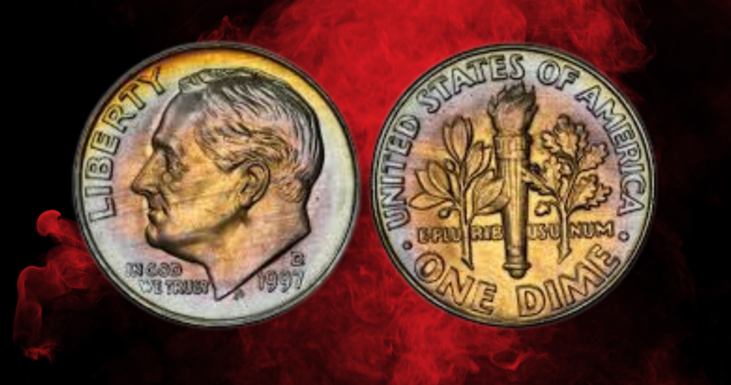 What is the 1997 Roosevelt Dime Made Of?