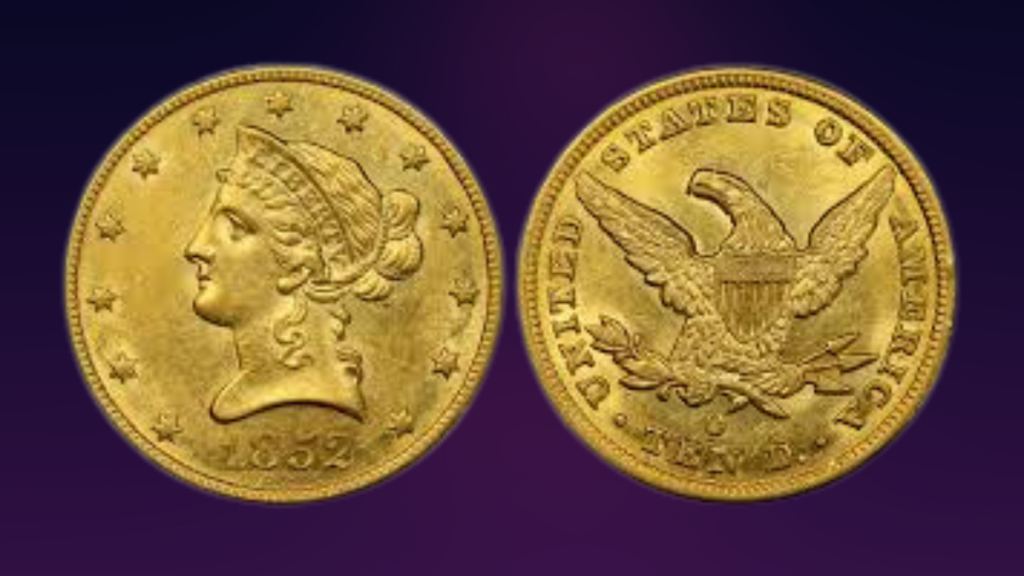 4. 1838 $10 Liberty Head Gold Eagle (MS-63)