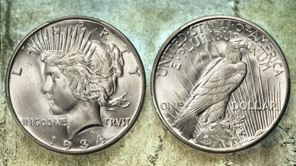 1934 Peace Dollar