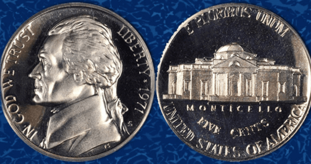 Key Features of the 1971 Jefferson Nickel