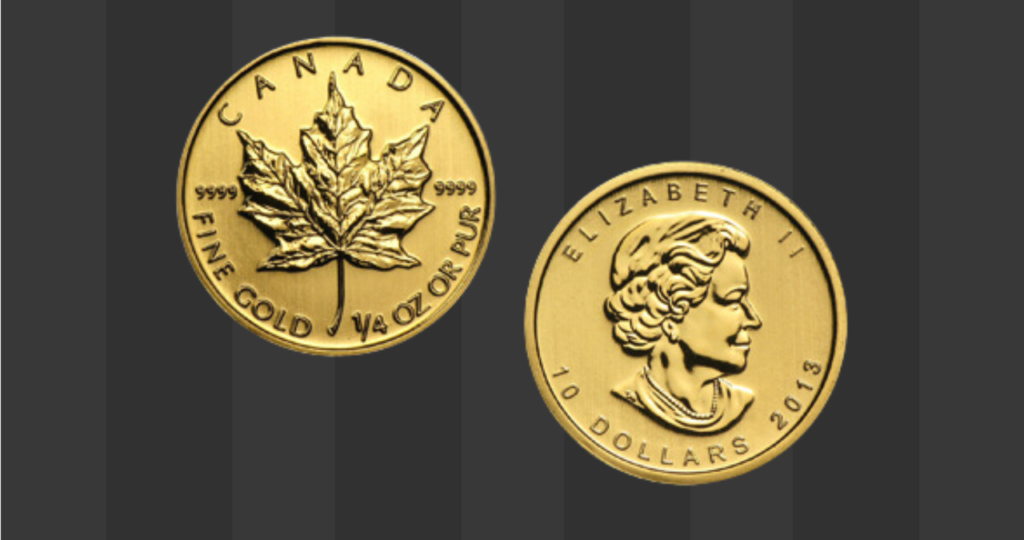 4. Canadian Maple Leaf Coin