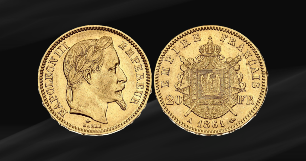 French Napoleon III 20 Francs (1852-1870)