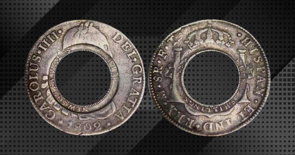  Holey Dollar (Australia, 1813)